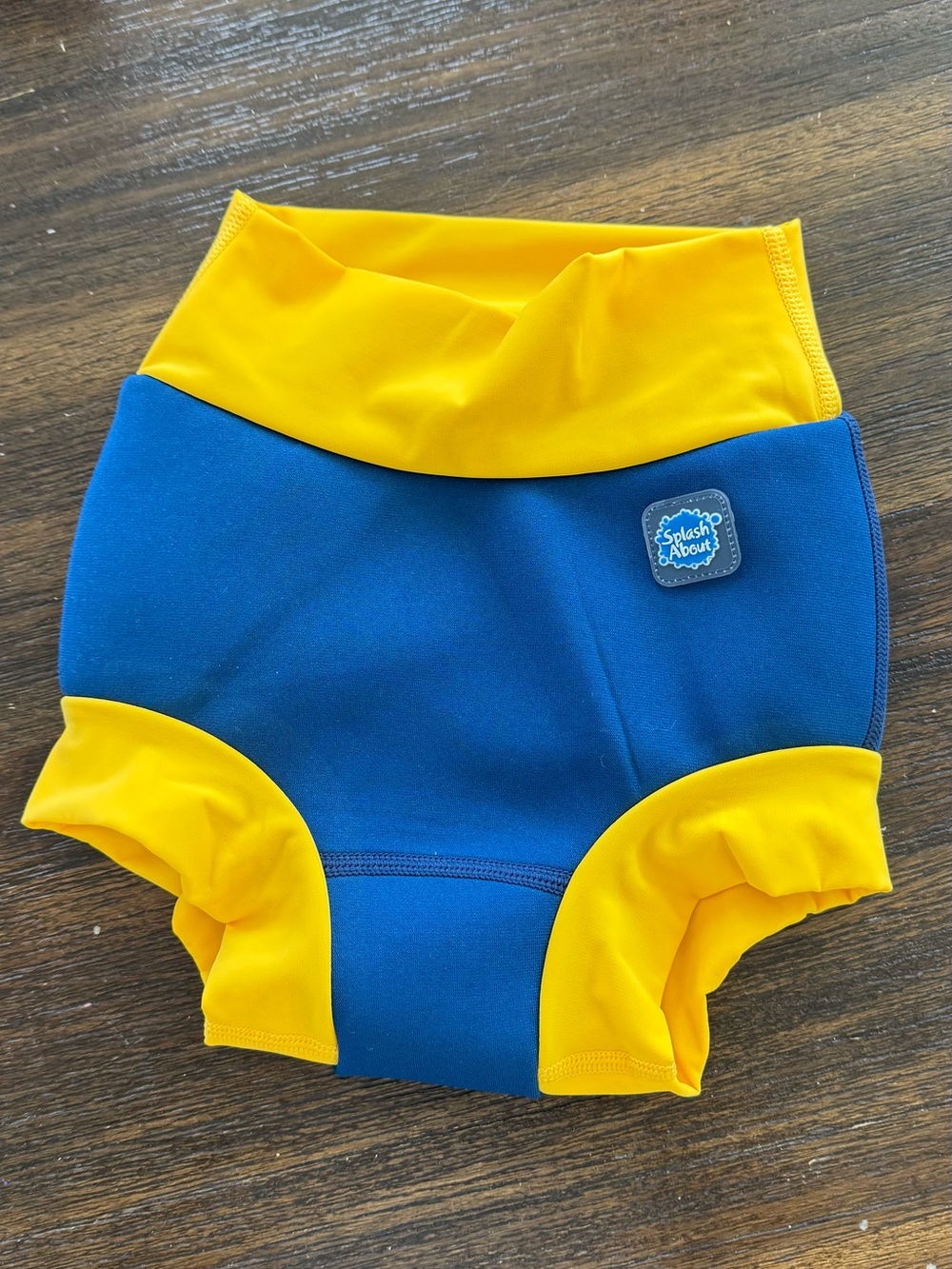 Kids Blue and Yellow Swim Nappy